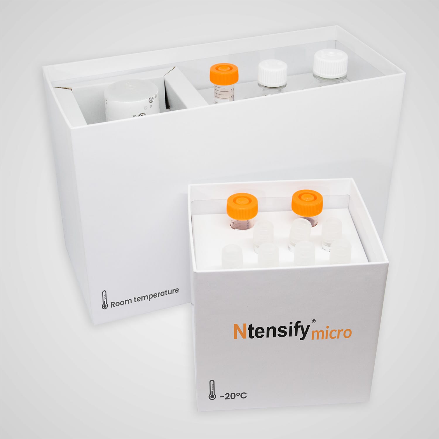 Reagents for the Ntensify micro, mRNA production system